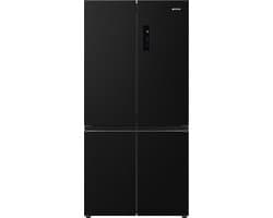 SMEG FQI60KD - 4-Deurs Koelkast - Dark Inox Look - 572 Liter - Total No Frost - MultiFlow Koeling - Vrijstaand - Energieklasse D