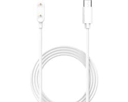 By Qubix - Oplader / Oplaadkabel - Geschikt voor Huawei Watch Fit 4 / 3 / 2 / 1 / Fit New / Fit Mini - Huawei Honor Band - Huawei Band 9 / 8 / 7 / 6 - USB-C aansluiting - 1 meter - Wit