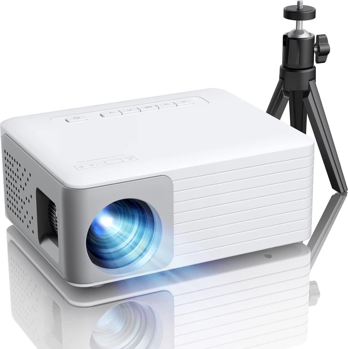 DailySupplies® Mini Beamer - Mini Projector - Mini Beamer Smartphone - Wit — afbeelding 1