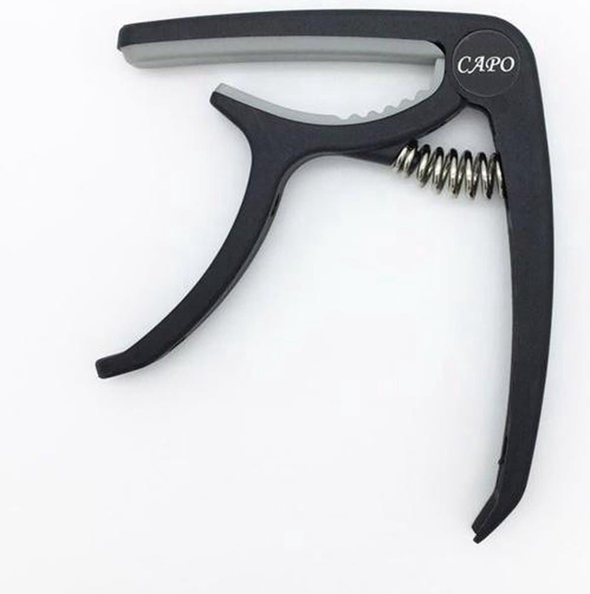 Scoby - Gitaar Capo - Gitaarklem - Muziek Accessoire - Akoestisch/Elektrisch - Guitar Capo - Zwart — afbeelding 1