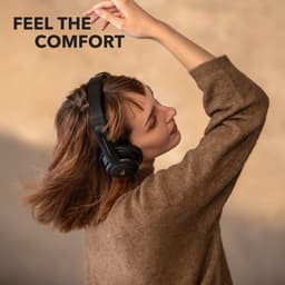 Soundcore by Anker Life Q30 Hybrid Active Noise Cancelling Headphones with Multiple Modes, Hi-Res Sound, 40H Playtime, Fast Charge, Soft Earcups, Bluetooth Headphones, Travel - Zwart — thumbnail 11