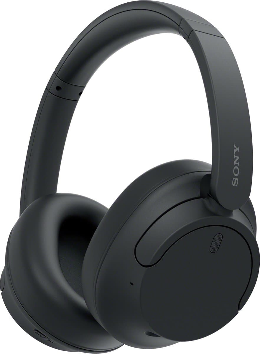 Sony WH-CH720N draadloze bluetooth-koptelefoon met ruisonderdrukking - tot 35 uur batterijduur en snelladen - zwart — afbeelding 1