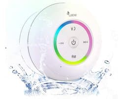 Draadloze Waterdichte Douche Speaker met Zuignap en LED Licht