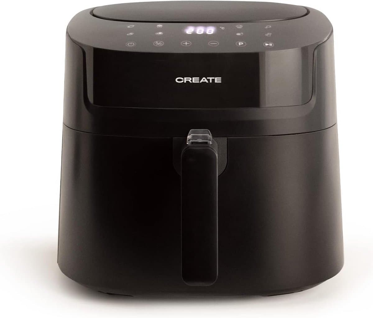 Grote Heteluchtfriteuse 6.2L Zwart - 1800W - 8 Programma's - Temperatuur 40-200°C — afbeelding 1