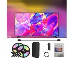 LED TV Achtergrondverlichting met HDMI Sync Box - Kleur Synchronisatie voor Muziek en Gaming (42-158 inch)