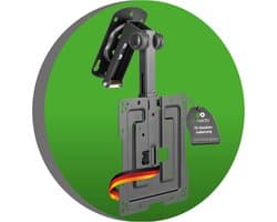 Inklapbare en In Hoogte Verstelbare Plafondbeugel voor Televisie (19-43 inch, Zwart)