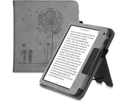Beschermhoes PU Leer voor Tolino Vision 6 - E-reader Cover met Klavertjes Vier Design