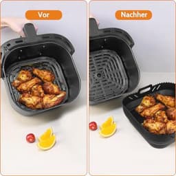 Siliconen bakvorm voor heteluchtfriteuse met scheidingswanden - Geschikt voor verschillende modellen — thumbnail 4