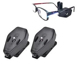 LED Clip-on Verlichting voor Leesbril - Flexibele Nachtlamp voor Lezen en Kamperen