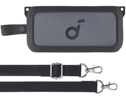 Zachte siliconen hoes voor draadloze Hi-Res Bluetooth luidspreker - Bescherming en praktische schouderriem