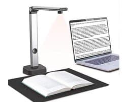 Draagbare HD Overheadscanner 14MP - Snel Scannen en Converteren naar PDF/Word/Txt/Excel