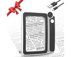 Verlicht Vergrootglas met Oplaadbare USB C en 3 Helderheidsmodi voor Comfortabel Lezen