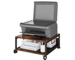 Multifunctionele 2-Tier Bureau Organizer en Printerstand voor Thuiskantoor