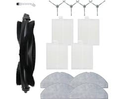 13 stuks robotstofzuiger accessoires - Geschikt voor Eufy G50 Hybrid (SES) - L60 Hybrid (SES) - L60 - L60 SES - L50 - L50 SES - Onderdelen - voor robotstofzuiger - met reinigingsborstel - Vervangingsonderdelen