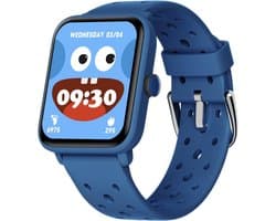 Smartwatch Kinderhorloge zonder App en Telefoon, Fitnesstracker met Stappenteller, 5ATM Waterdicht, Slaapmonitor, Alarm en Spelletjes - Voor Meisjes en Jongens 5-14