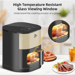 Grote heteluchtfriteuse 5,5 liter met led-touchscreen, 2000 W — thumbnail 4