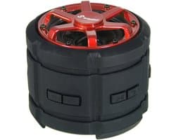 Watervaste outdoor Bluetooth luidspreker IPX7 zwart/rood