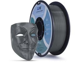 1.75mm Donkergrijs PLA 3D Printer Filament - 1KG (2.2lbs) voor FDM Printers