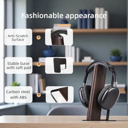 Zware Hoofdtelefoon Standaard voor Bureau - Gaming Hoofdtelefoon Houder — thumbnail 5