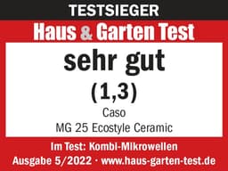 Testwinnaar Magnetron met Grill - 25 Liter Capaciteit, Keramische Bodem voor Gelijkmatige Verdeling, Koken op Twee Niveaus — thumbnail 2