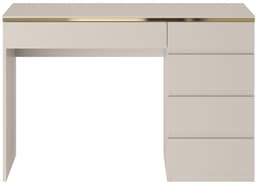 Vente-unique Bureau - 5 lades - Beige en goudkleurig - VUKIA van Pascal Morabito — thumbnail 1