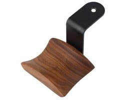 Hoofdtelefoon Hanger onder Bureau - Walnoot Hout en Aluminium