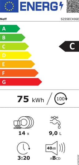 Neff S255ECX06E inbouw vaatwasser XXL | Open Dry | Home Connect | Power Zone — thumbnail 3