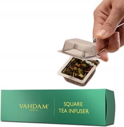 Merkloos Roestvrij Staal Thee Infuser met Tang - Voor Thee & Kruiden — thumbnail 1