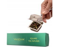 Merkloos Roestvrij Staal Thee Infuser met Tang - Voor Thee & Kruiden