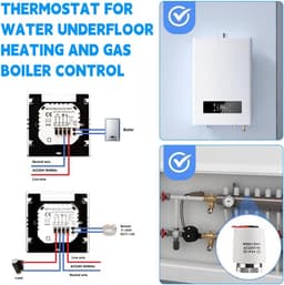 Slimme Digitale Wifi Thermostaat voor Water Vloerverwarming - Programmeerbaar en Spraakgestuurd — thumbnail 4