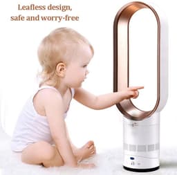 16 inch Bladloze Torenventilator met Afstandsbediening - Energiebesparend en Stil — thumbnail 5