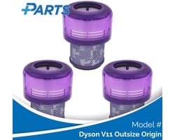 Dyson V11 Outsize Origin Filters (3 Stuks, Plus.Parts® alternatief voor 970422-01)