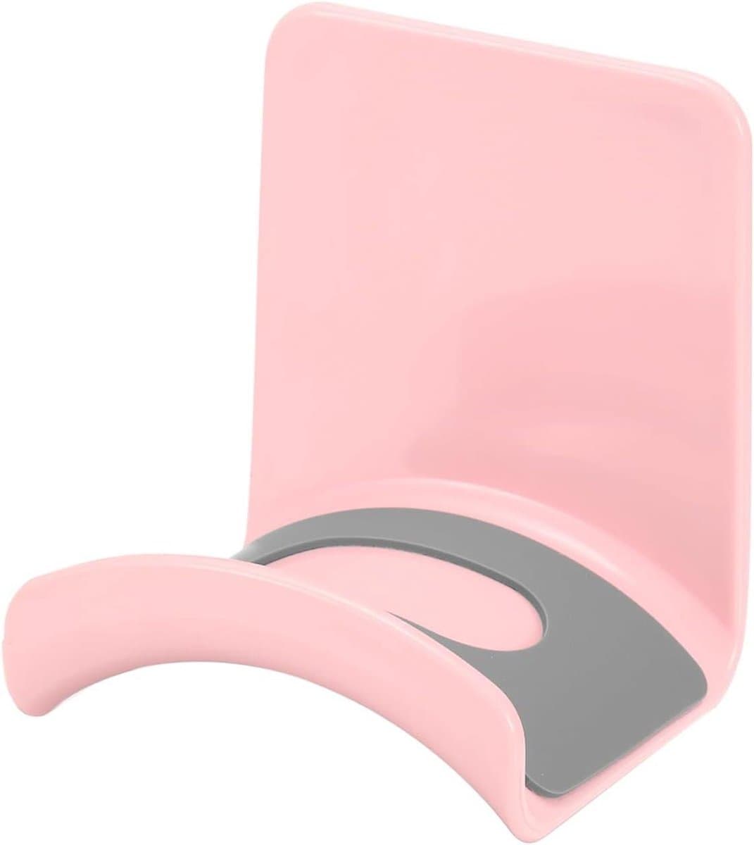 Allecta - Hoofdtelefoonhouder, zelfklevend, roze, bureauhaak, gaming-accessoire — afbeelding 1