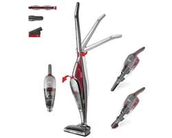 Draadloze Steelstofzuiger 3-in-1 met 40 min. looptijd, 2 snelheden en LED-verlichting