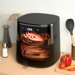 Airfryer 5 Liter met Digitale Touch Bediening - Zonder Olie Frituren, Bakken & Drogen – 8 Programma's — thumbnail 5