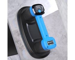 Accu-zuiger voor tegels en glas met LCD-display - 2 motoren en 300 kg zuigkracht