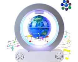 Zwevende Bluetooth Speaker Bol met LED Verlichting voor Kantoor en Kinderkamer