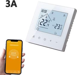 Slimme Wifi Thermostaat voor Vloerverwarming (Water) - App & Spraakbesturing - LCD Touchscreen — thumbnail 5