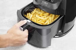 Heteluchtfriteuse met dubbele kamer 3 L – Gezond en snel frituren zonder vet – 1400 W — thumbnail 4