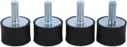 4x Anti-Vibratie Rubber Silentblock M8 Schokdemper met Bout voor Airco en Machine Trillingen — thumbnail 1