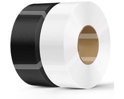 PETG Filament 2kg 1.75mm Zwart & Wit voor Herbruikbare Spoel