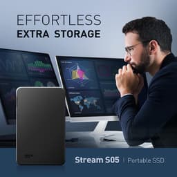 Draagbare Externe SSD 4TB USB 3.2 Gen 1 Robuuste Opslag Zwart — thumbnail 2