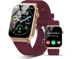 Smartwatch met HD Scherm, Bellen, Slaapmonitoring en Stappenteller - Waterdicht (IP68)