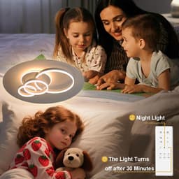 Dimbare LED Plafondlamp met Afstandsbediening - Warm naar Koud Licht - 48W — thumbnail 5