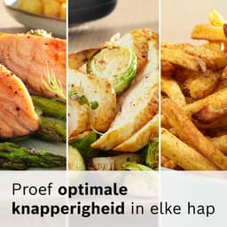 Bosch MAF671B0 Airfryer XXL - Serie 6 - 7,2L - Shake alarm - Kijkvenster - Warmhoudfunctie - 7 programma's - Tot 5 personen - Zwart — thumbnail 14