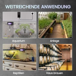 Reptiel Thermostaat voor Terrarium - Digitale Temperatuurregelaar met Verwarming en Koeling — thumbnail 3