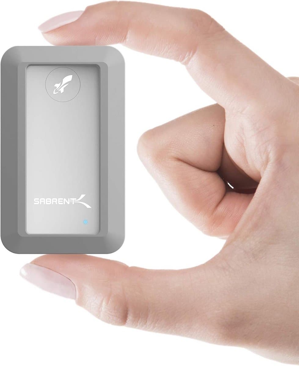 Kleine en Robuuste 1TB USB 3.2 Externe SSD met Waterdichte Behuizing — afbeelding 1