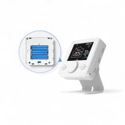 Thermostaat | CV installatie | Wifi | Draaiknop bediening | Opbouwmontage | Tuya Smart Life | Spraakbediening | Zwart wit — thumbnail 5