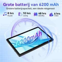 Hotlight G13 - Android 15 Tablet - 10.1 inch - 30(6+24)GB RAM/128GB ROM– 6200mAh - Zwart — thumbnail 5
