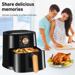 Airfryer 4 Liter met Timer en Hoge Wattage voor Gezonde Frituur en Grillen — thumbnail 2